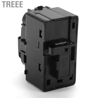 Treee Power Window Switch  Window Switch Button Convenient To Use Metal Quick Response High Sensitivity 1081038-01-E Black  for Car