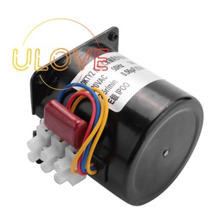 มอเตอร์เกียร์ซิงโครนัส แม่เหล็ก 220V AC 60KTYZ 60-KTYZ 220V 2.5 Rpm