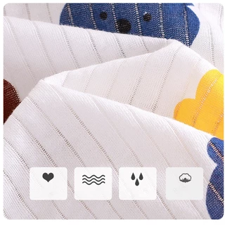 ชุดนอนเด็ก เสื้อผ้าเด็ก ผ้าใยไผ่ นิ่มๆใส่สบาย ลายน่ารักๆ