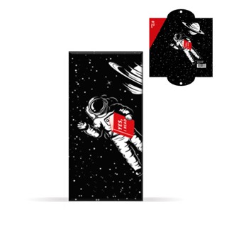 Bundanjai (หนังสือวรรณกรรม) Space กระเป๋าพลาสติกใส 9.5Wx20H cm.