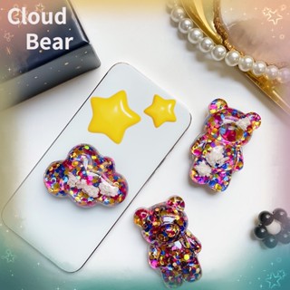 ใหม่ น่ารัก ที่จับโทรศัพท์ Twinkle Bear Cloud Griptok ซ็อกเก็ตโทรศัพท์ ที่วางโทรศัพท์