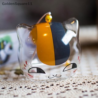 Goldensquare กระดิ่งลมแก้ว ลายแมว สําหรับแขวนตกแต่งบ้าน สวน 1 ชิ้น