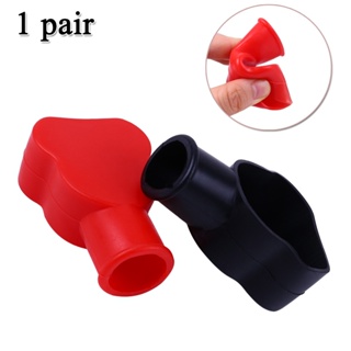 ⚡READYSTOCK⚡Battery Insulating Boot Cover Universal Rubber Wear resistant 2pcs Set Car