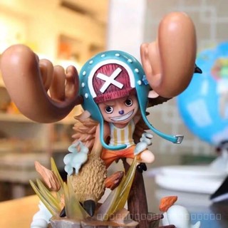 ((พร้อมส่ง) ตุ๊กตาฟิกเกอร์ PT Chopper One Piece Tony Chopper ของขวัญ สําหรับตกแต่งออฟฟิศ RZ6Y