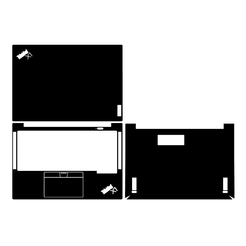 สติกเกอร์ฟิล์มไวนิล คาร์บอนไฟเบอร์ สีดํา สําหรับ Lenovo Thinkpad X1 Carbon Gen 10 9 2021 2022