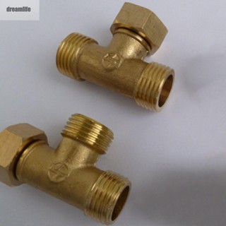 【DREAMLIFE】Brand New Water Pipe Connector Three Way Device For Angle Valves Hoses