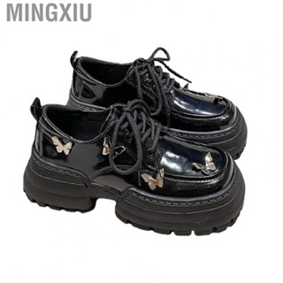 Mingxiu Women Platform Vintage Shoes  Lady Vintage Casual Shoes  Slip Fashionable  for Daily Work