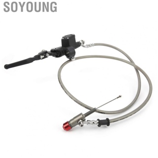 Soyoung 7/8in Hydraulic Clutch Brake Lever with 47.2in Cable for 125cc 150cc 180cc 200cc 250cc Off Road Motorcycle Scooter