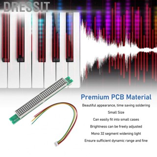 Dressit Level Display Module  Easy Welding Adjustable Brightness Music Level Indicator Module 32 Bit  for DIY