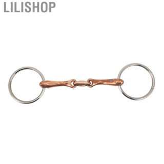 Lilishop Loose Ring Snaffle Horse Mouth Bit Beautiful Shape for Horse Product