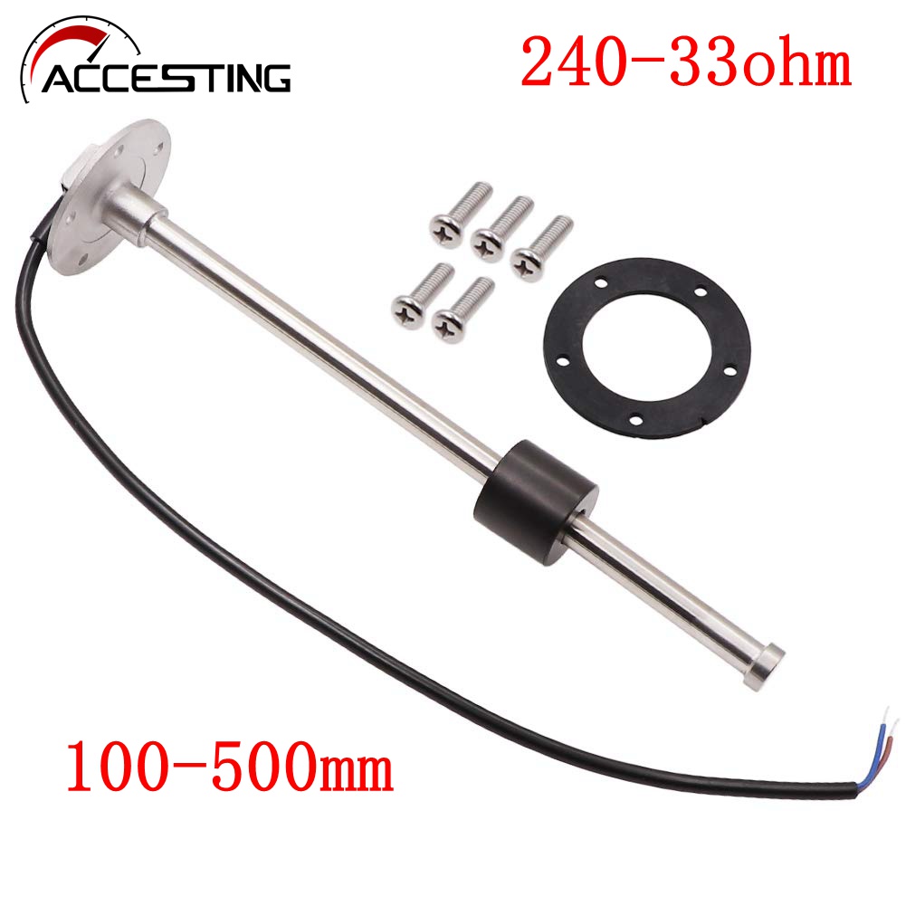 100-500 มม.240 ~ 33ohm การใช้แก๊ส Sender 5 หลุมระดับน้ําเซนเซอร์สแตนเลสการใช้ส่งหน่วย Marine เรือ fit การใช้ & น้ํา