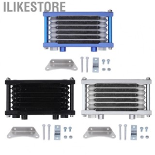 Ilikestore Oil Cooler Aluminum Engine Transmission Cooler Reduce Engine Wear Increase Power Durable for Off Road Vehicle for 50cc‑250cc