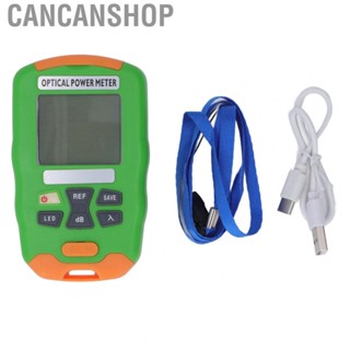 Cancanshop Optical Fiber Power Meter  Calibration Function Auto Shutdown Optic Cable Tester  for Measuring