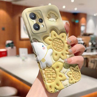 เคสโทรศัพท์มือถือแบบแข็ง กันกระแทก ลายดอกไม้สีเหลือง สําหรับ Realme 5 5i 5s 3 3i 6 6s GT Neo GT Neo2T X7 Max Q3 Pro