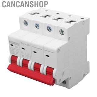 Cancanshop 4P DC1000V 6A Circuit Breaker 6000A Breaking