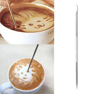 #ROYALLADY#Needle ใหม่ เครื่องมือตกแต่งกาแฟเอสเปรสโซ่ คาปูชิโน่ คุณภาพสูง 13.5 ซม.