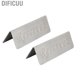 Dificuu Reserved Sign Reserved Table Sign  for Bars for Cafes