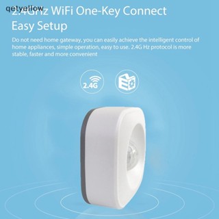 Qetyellow Tuya เครื่องตรวจจับอินฟราเรดไร้สาย WiFi PIR กันขโมย TH