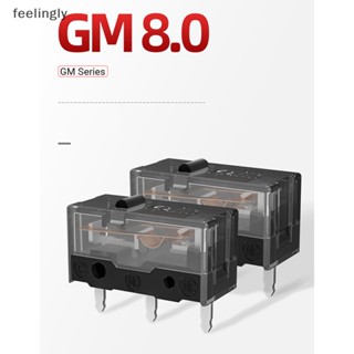 {FEEL} ไมโครสวิตช์เมาส์เล่นเกม GM8.0 80 เมตร 2 ชิ้น {feelingly}