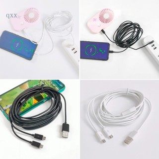 Ch*【พร้อมส่ง】สายชาร์จ USB เป็น Micro USB 2 in 1 อุปกรณ์เสริมที่จําเป็น