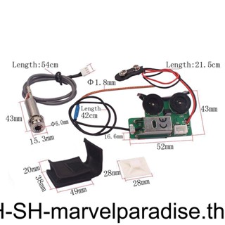 ใต้อาน Piezo Pickup EQ Preamp Band System 2 สําหรับกีตาร์อะคูสติก