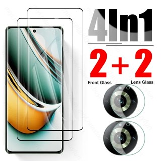 4In1 HD Tempered Glass for Realme 11 Pro Plus 5G Camera Screen Protector Film Realme11 Realmi 11 ProPlus Pro+ 5G Protective Glas