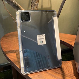 เคสแท็บเล็ตหนัง TPU แบบฝาพับ คริสตัลใส กันกระแทก สําหรับ Xiaomi Pad 6 (2023) 11.0 นิ้ว Mi Pad6 Pro Mi Pad 5 Pro 11 นิ้ว