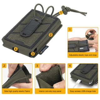 Idogear กระเป๋าใส่โทรศัพท์มือถือ วิทยุ 5.56 Mag Pouch 3588
