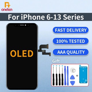 Bpsj หน้าจอ OLED แบบเปลี่ยน สําหรับ iphone X XS 11 12 Pro Max TFT 6 7 8 X 11 12 13 L IFES BAYS