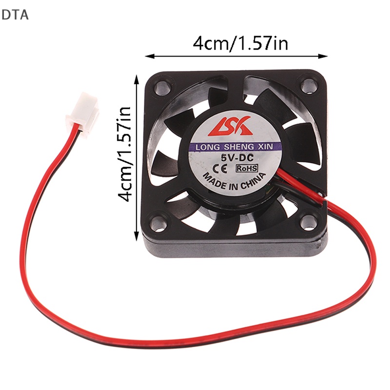 Dta พัดลมระบายความร้อน CPU 4010 5V 12V 24V 4 ซม. สําหรับคอมพิวเตอร์ แล็ปท็อป 1 ชิ้น
