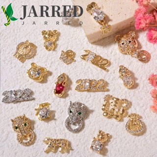 Jarred 3D Rhinestone อุปกรณ์ตกแต่งเล็บปีใหม่ 2022 เพทาย Rhinestone