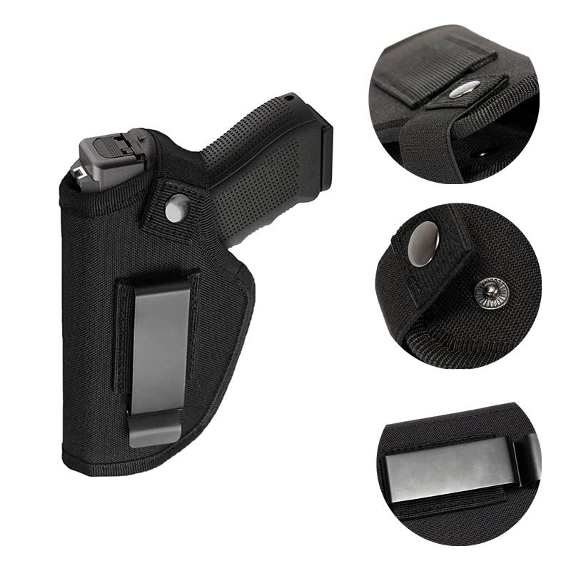 IWB Universal Airsoft Right/Left Gun Holster Hunting 9mm Pistol Mag Pouch Holster Fits Glock