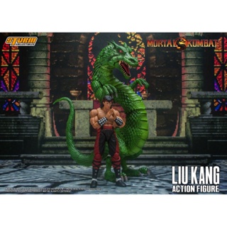 พร้อมส่ง ของแท้ 100% โมเดลตุ๊กตา LIU KANG ACTION FIGURE Mortal Kombat Game ขยับได้