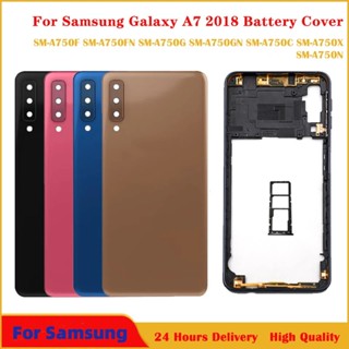 สําหรับ Samsung Galaxy A7 2018 A750F SM-A750 กรอบกลาง A750F …