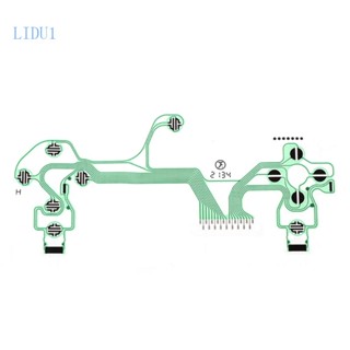 Lidu1 อะไหล่บอร์ดแผงวงจรริบบิ้นปุ่มกด แบบเปลี่ยน สําหรับจอยเกม 4 สายแพ JDS-055