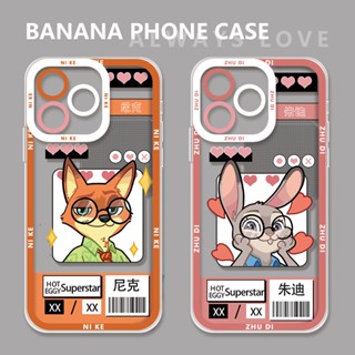 เคสโทรศัพท์มือถือแบบใส กันกระแทก ลาย Judy Nick รวมทุกอย่าง สําหรับ iPhone 14 Pro Max 13 12 Mini 11 XS XR X 8 7 Plus 6S 6 SE