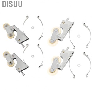 Disuu Cabinet Sliding Wheels  2PCS Wardrobe Pulley Shock Absorption  for Kitchen