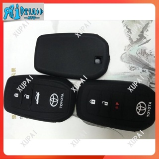 Rto เคสกุญแจรีโมตรถยนต์ ซิลิโคน 3 ปุ่ม สําหรับ Toyota CAMRY FORTUNER