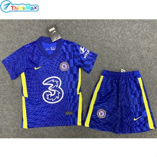 เสื้อกีฬาแขนสั้น ลายทีมชาติฟุตบอล CHELSEA CHELSEA Home Away 3rd 2020-2021-2022 ชุดเหย้า 2-13 ปี