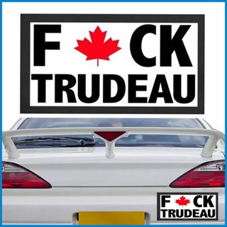 F Trudeau สติกเกอร์ ลายใบเมเปิ้ลตลก 7.94 สําหรับติดตกแต่งรถยนต์ yunt1th