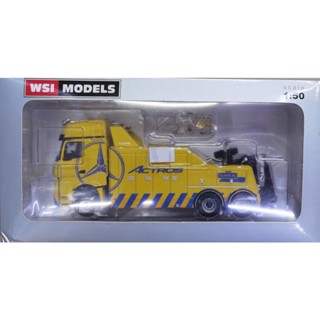 [พร้อมส่ง] โมเดลรถบรรทุก อัลลอย WSI 1: 50 Benz Actros Benz Actros MP5