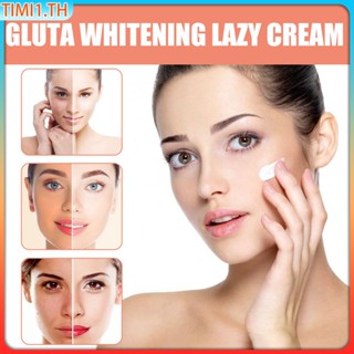 Jaysuing Gluta Whitening Lazy Cream Strong Remove Dark Spot Whitening Facial Cream Lotion Moisturizing Long Term Makeup Vitamin C Niacinamide Skincare Beauty Cream Bleaching Lotio | Shopee Thailand เวลา1