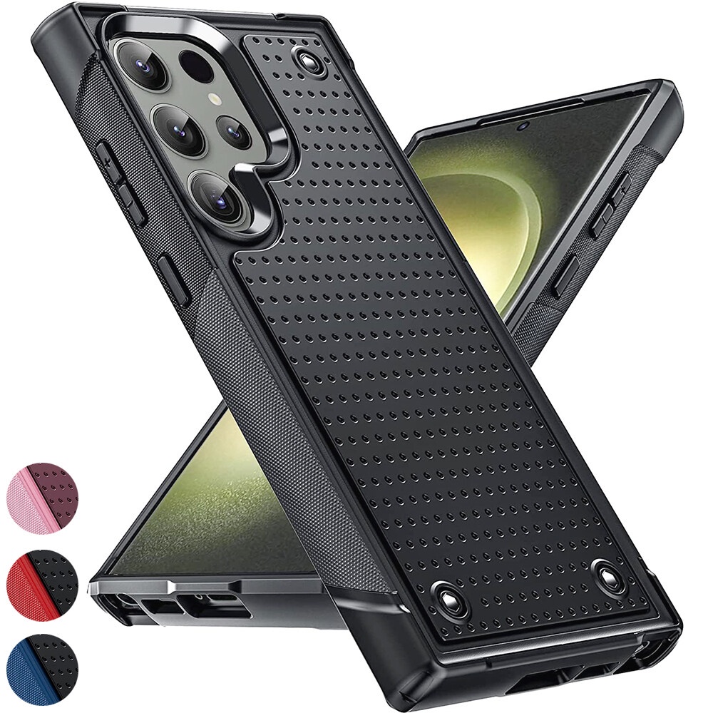 สําหรับ Samsung S25 Ultra Case, Anti-Slip กันกระแทก Heavy Duty Hard PC Back Case สําหรับ Galaxy S25+