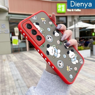 เคสโทรศัพท์มือถือ ซิลิโคนนิ่ม ใส กันกระแทก ลายการ์ตูนหมี ดอกไม้ สําหรับ Samsung S22 Plus S22 Ultra 5G S23 Plus 5G S23 Ultra 5G