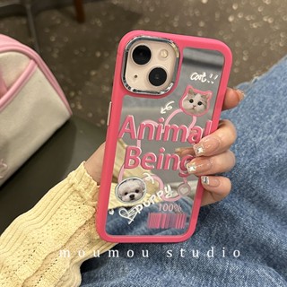 เคสโทรศัพท์มือถือแบบกระจก กันกระแทก ลายการ์ตูน สไตล์เกาหลี ญี่ปุ่น สําหรับ Iphone 14promax 13 12 11 14pro 13pro 14