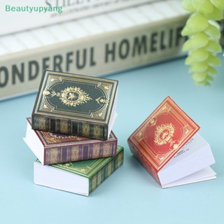 [Beautyupyang] โมเดลหนังสือจิ๋ว 1:12 สําหรับตกแต่งบ้านตุ๊กตา 4 ชิ้น