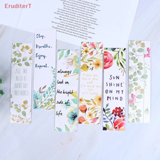 [EruditerT] ที่คั่นหนังสือ ลายดอกไม้ 30 ชิ้น/ชุด [ใหม่]