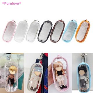 Purelove&gt; ใหม่ กระเป๋าใส กันฝุ่น 16 ซม. อุปกรณ์เสริม สําหรับตุ๊กตา 1/12 ob11