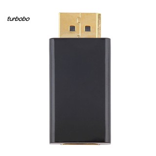 Turbobo อะแดปเตอร์แปลงวิดีโอ 1080P HDTV PC Display Port DP Male to HDMI-compatible Female