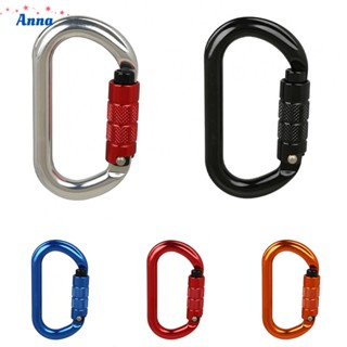 【Anna】Carabiner 11.2*6.1cm 25KN 7075 Aviation Aluminum 86g Auto Lock Climbing